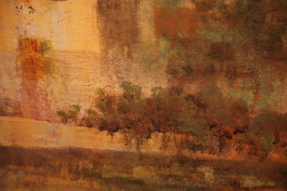 Offset Lithographic Reproduction Print After Michael Longo "Vino Nobile"