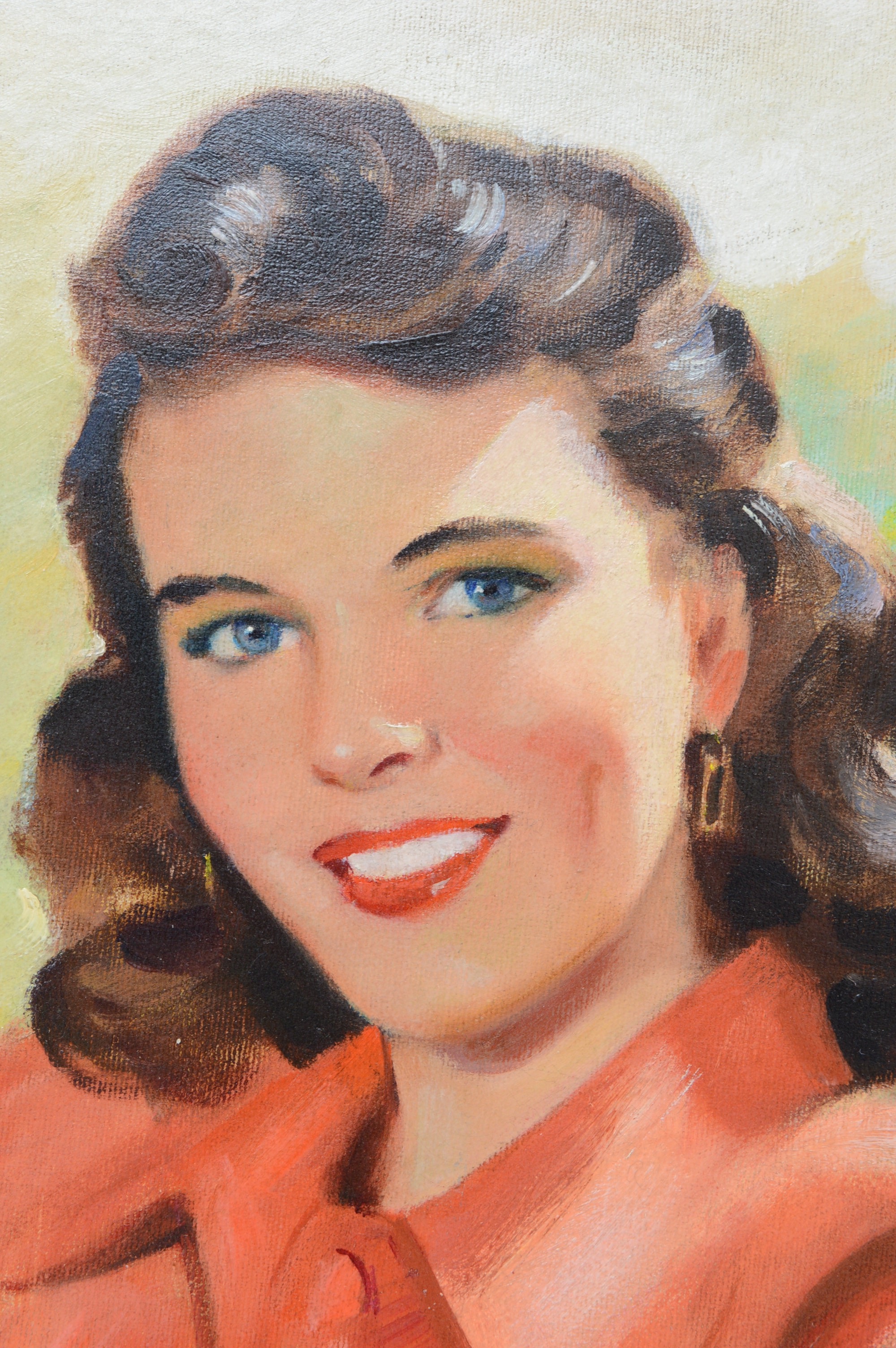 Original Oil on Canvas for Blatz Beer Advertising