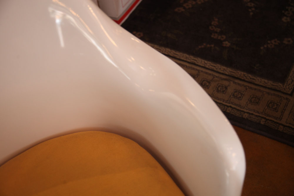 White Tulip Style Chair Pair