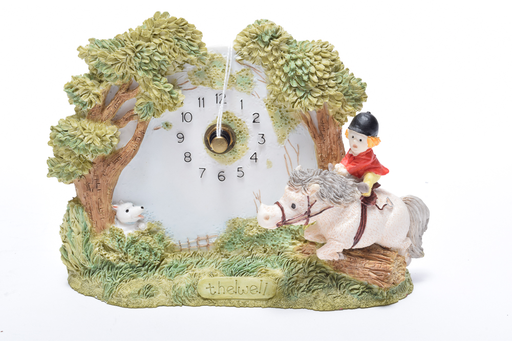 Equestrian Themed Mantle Clocks