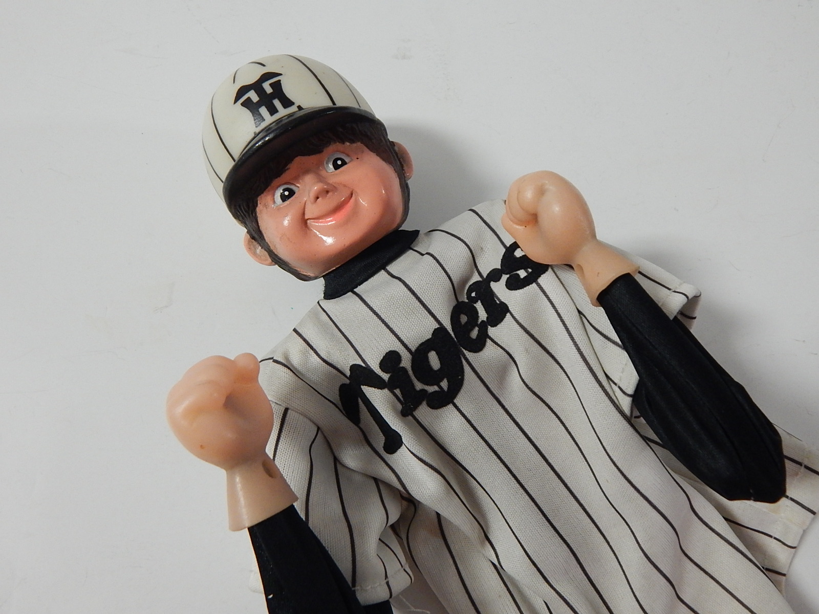 1950s HOYO Toy Punching Baseball Player Puppet - Hanshin "Tigers"