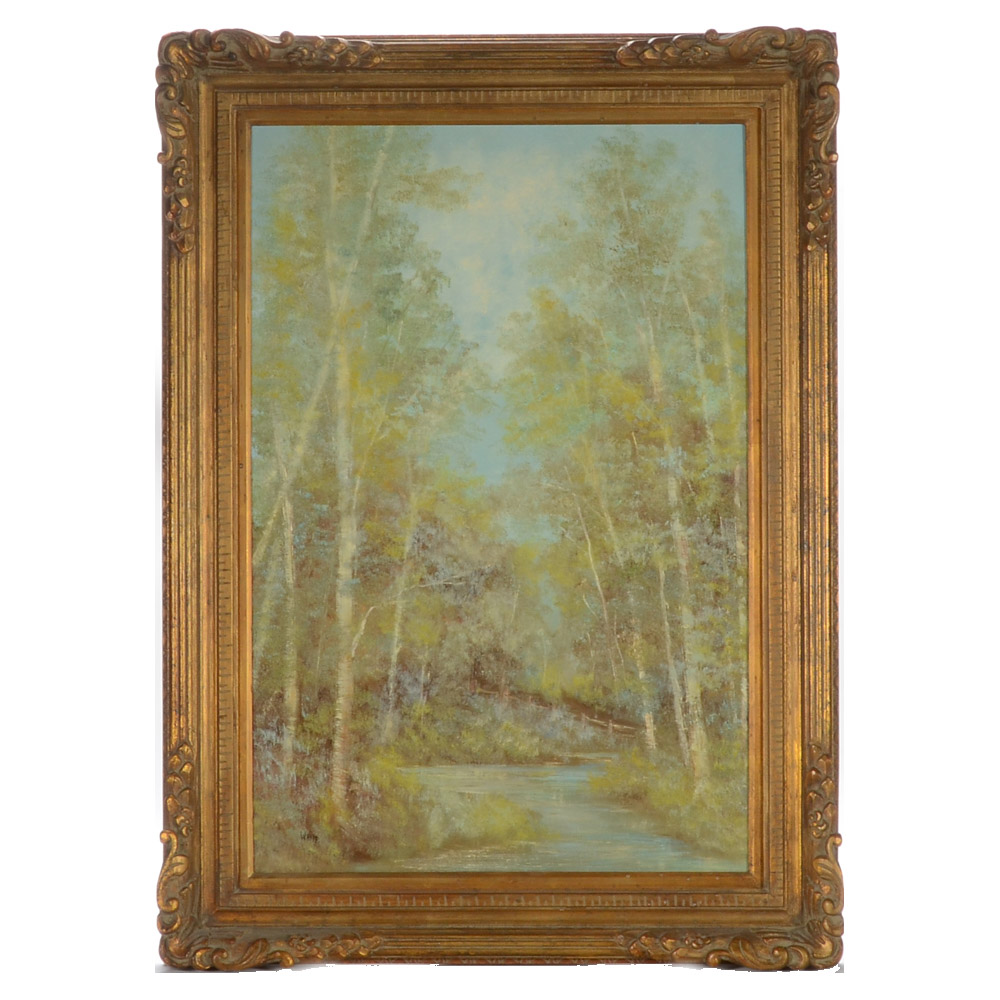 Pat Whipp Original Oil Painting of a Landscape