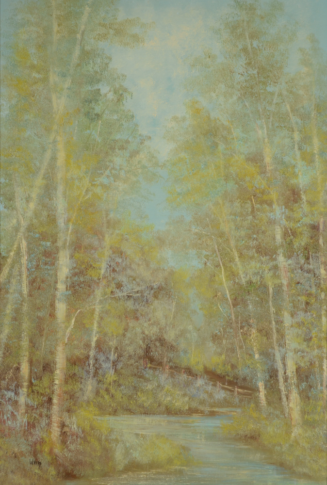 Pat Whipp Original Oil Painting of a Landscape