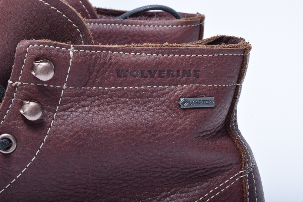 Men's Wolverine Jenson Mahogany Leather Gore-Tex Boots