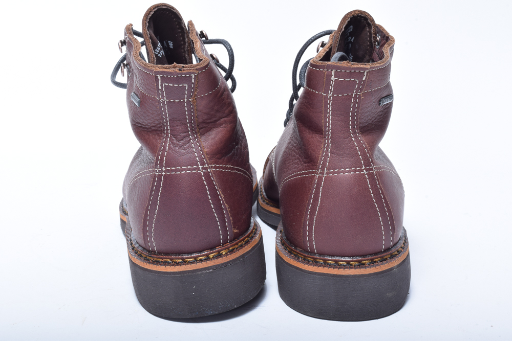 Men's Wolverine Jenson Mahogany Leather Gore-Tex Boots