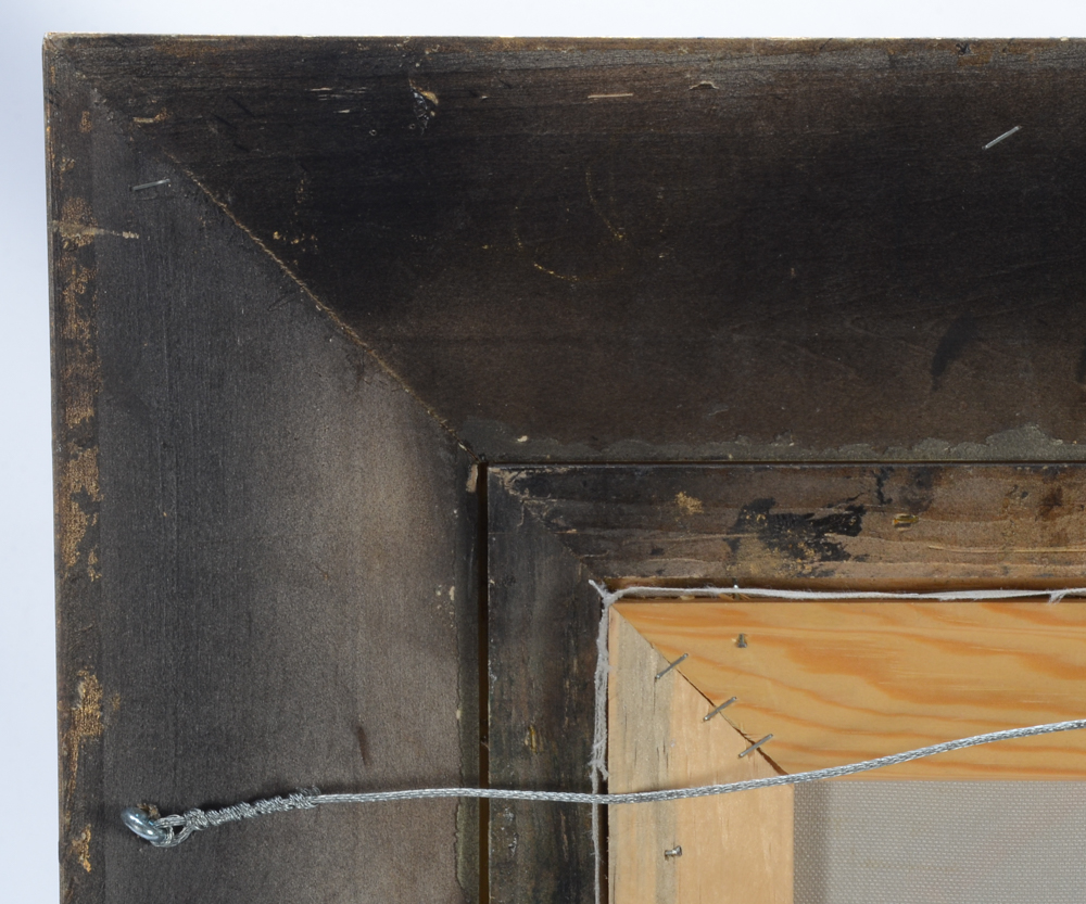 Signed Oil Painting on Canvas "Mother and Daughter"