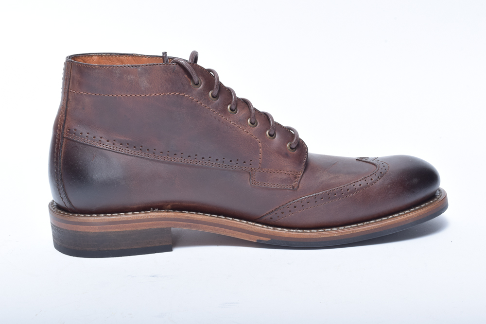 Men's Wolverine Harwell Brown Leather Chukka Boots