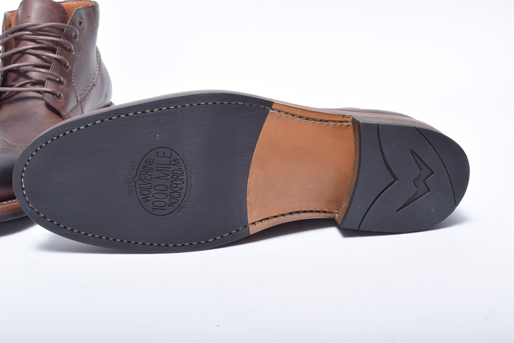 Men's Wolverine Harwell Brown Leather Chukka Boots