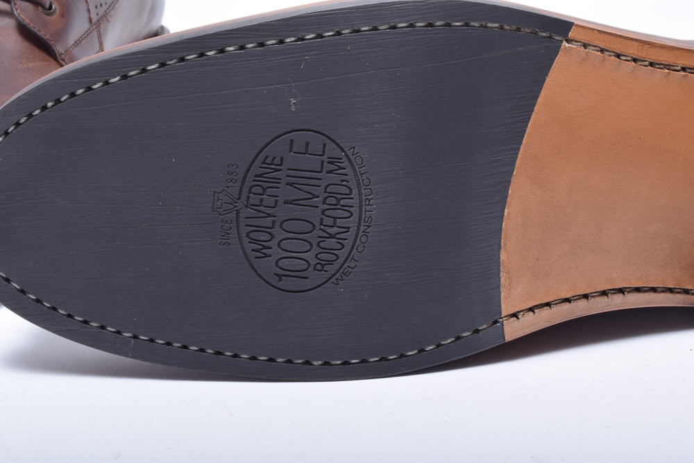 Men's Wolverine Harwell Brown Leather Chukka Boots