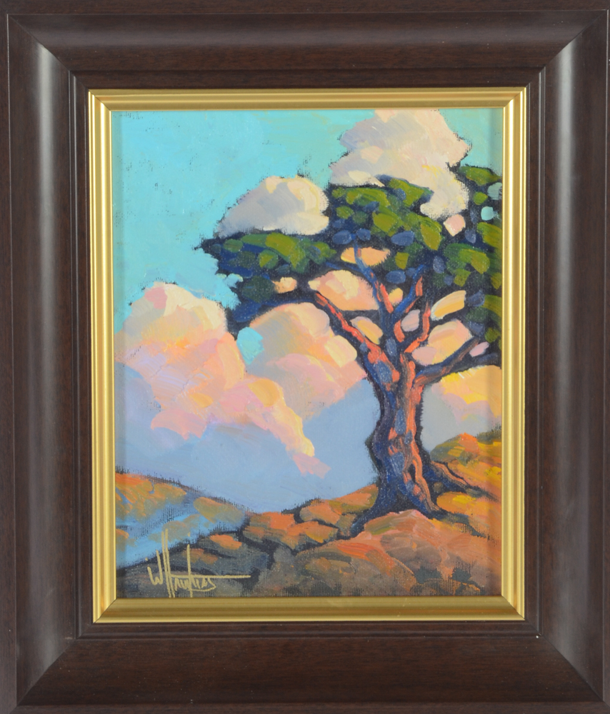 William Hawkins Oil Painting of a Landscape