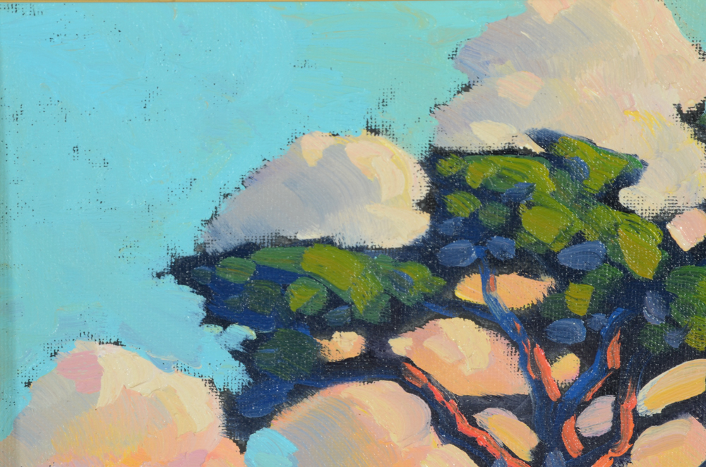 William Hawkins Oil Painting of a Landscape