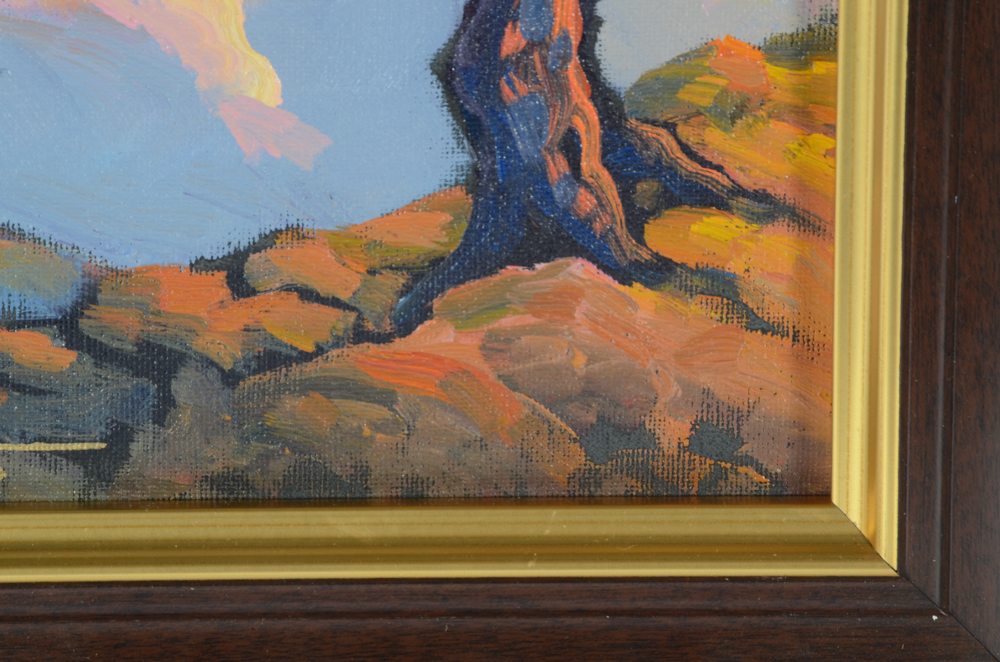 William Hawkins Oil Painting of a Landscape