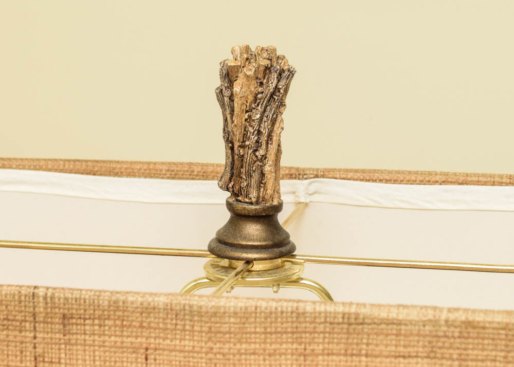 Asian Inspired Cane Lamps