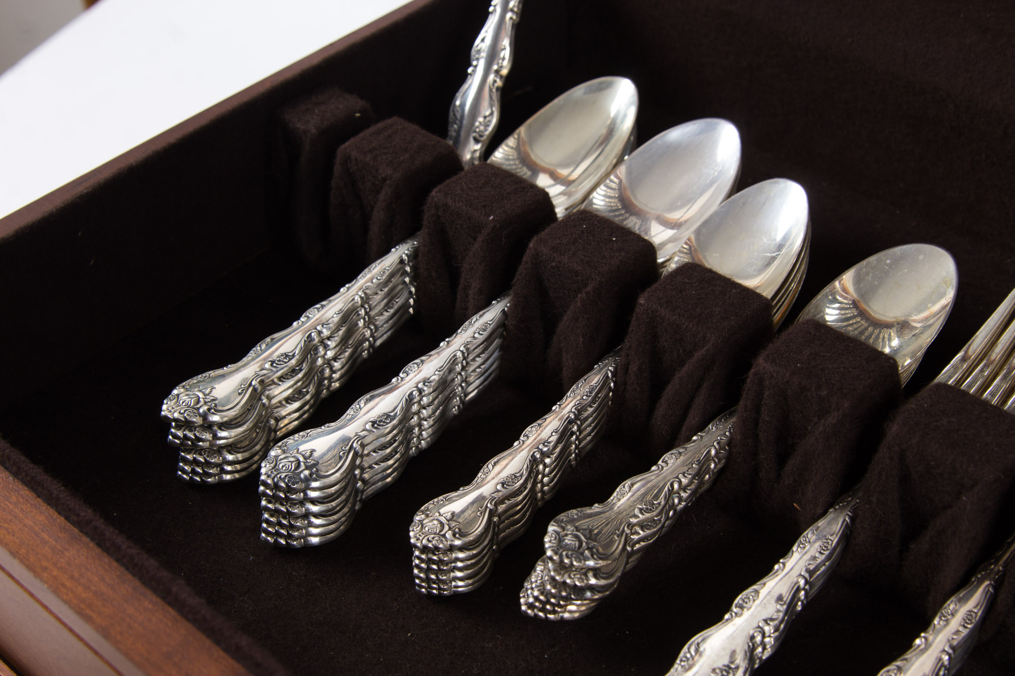 Wallace "Feliciana" Sterling Silver Flatware Set