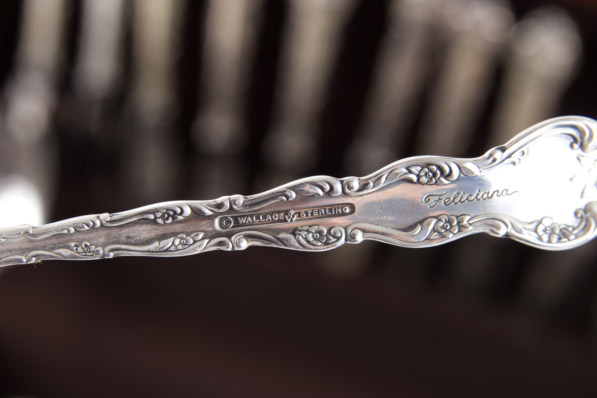 Wallace "Feliciana" Sterling Silver Flatware Set