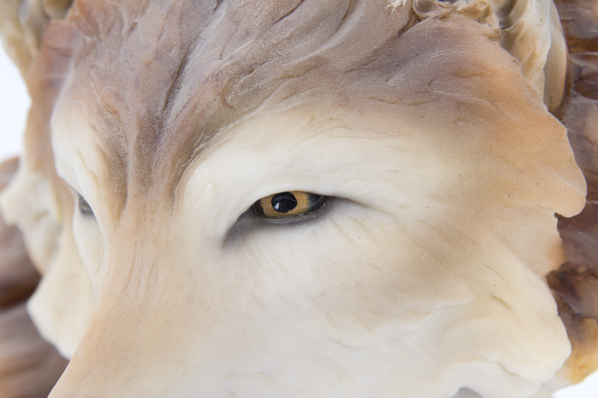 Stephen Herrero Limited Edition Cast Resin Wolf Sculpture "Solitude"