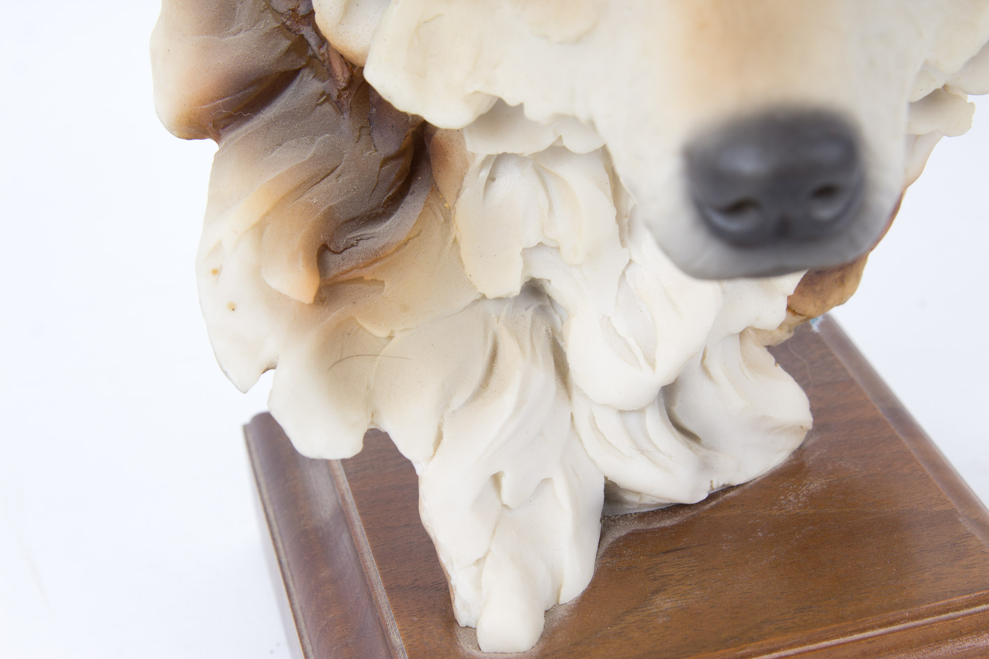 Stephen Herrero Limited Edition Cast Resin Wolf Sculpture "Solitude"