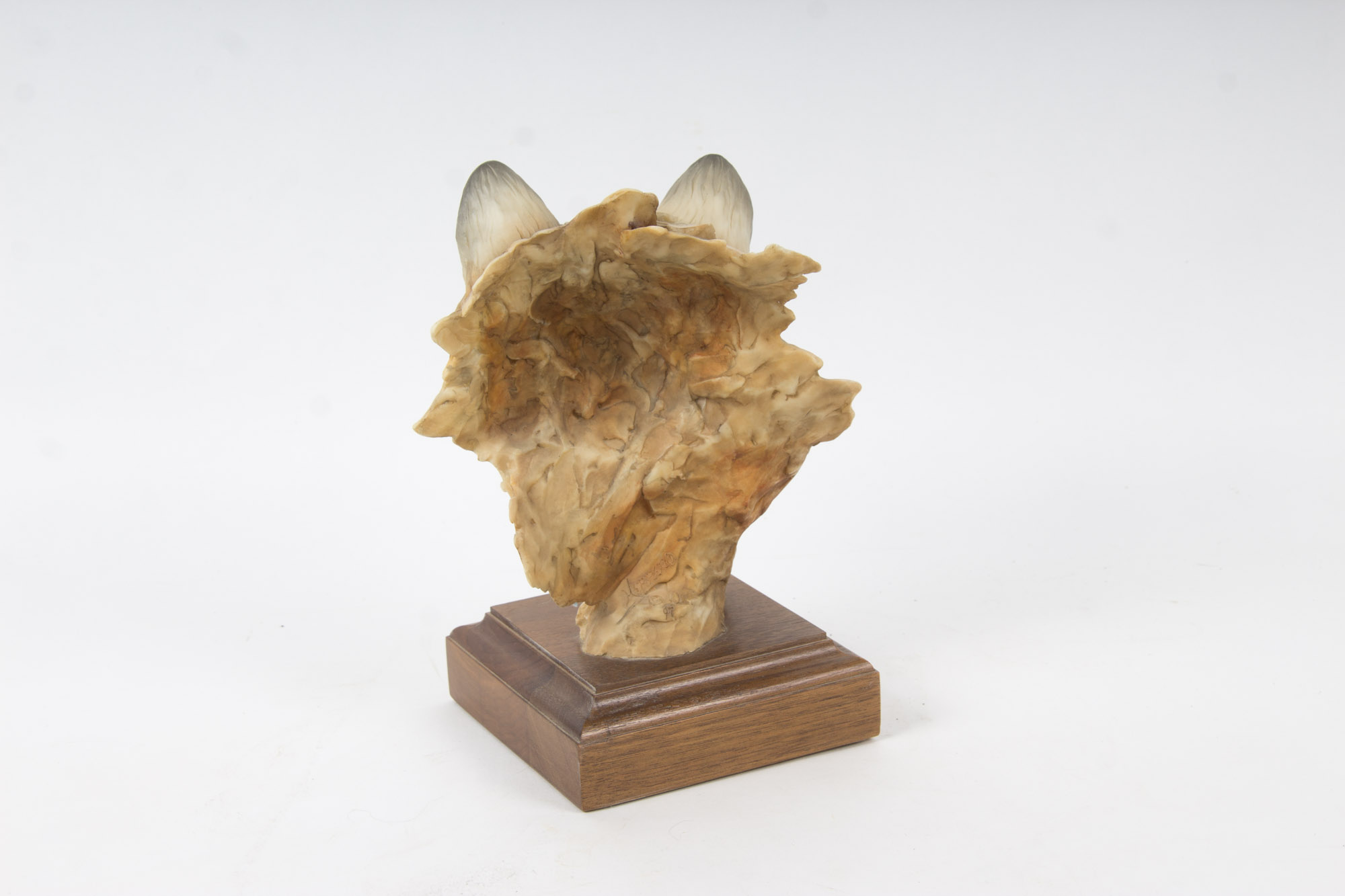 Stephen Herrero Limited Edition Cast Resin Wolf Sculpture "Solitude"