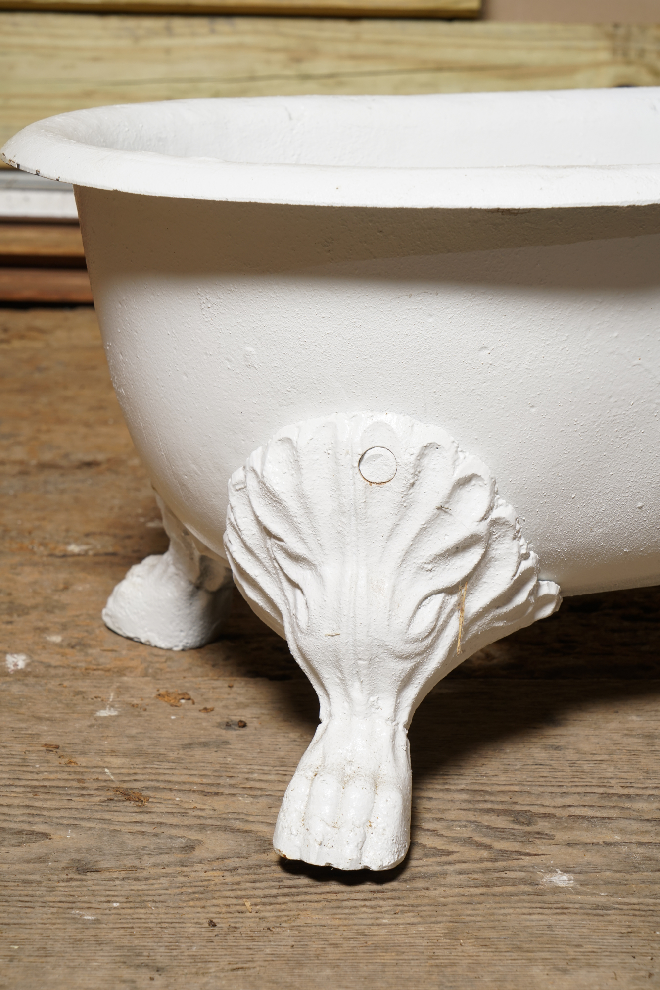 Painted Iron Miniature Clawfoot Bathtub Planter EBTH