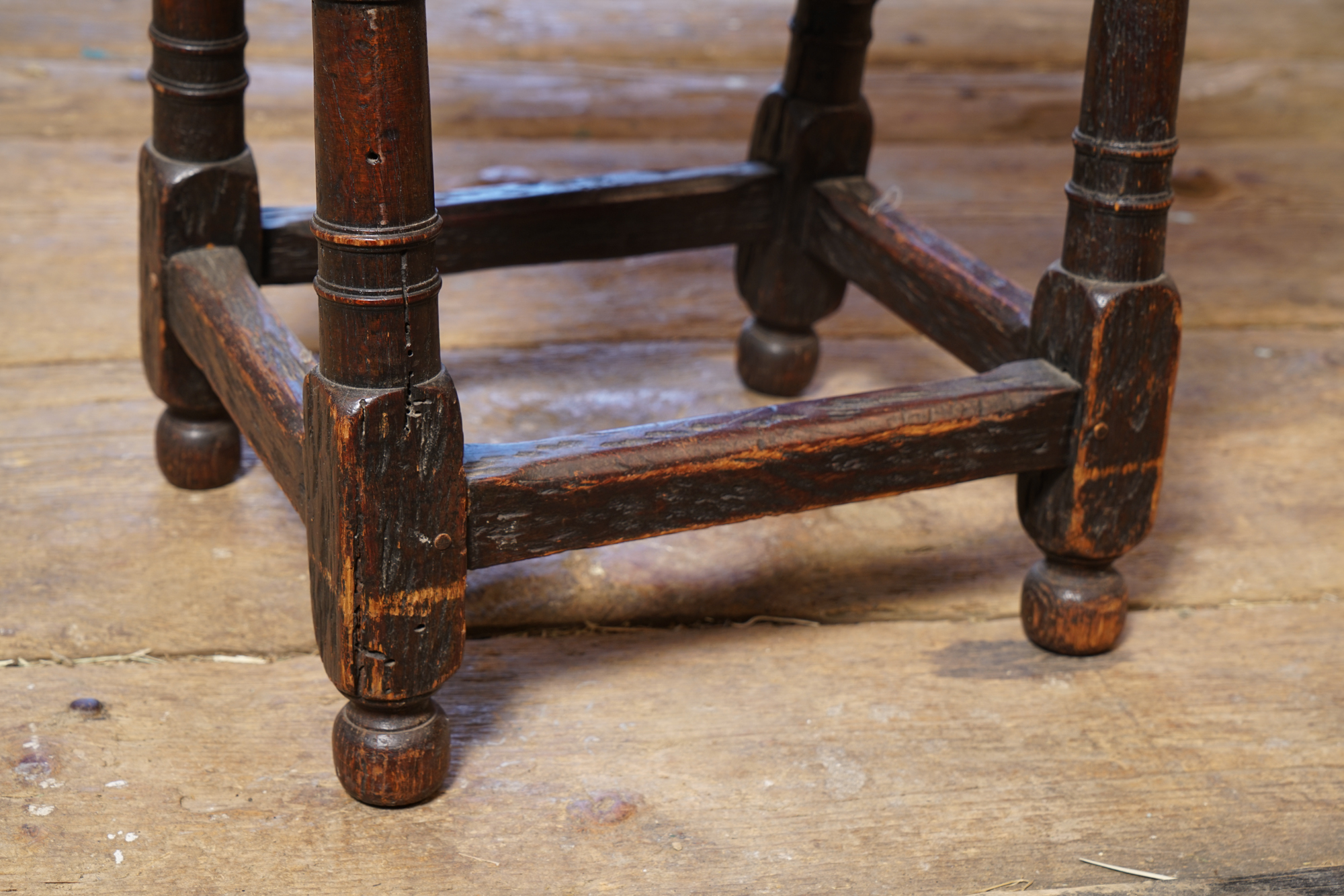 Fine Replica 17th Century Style French Oak Tavern Table