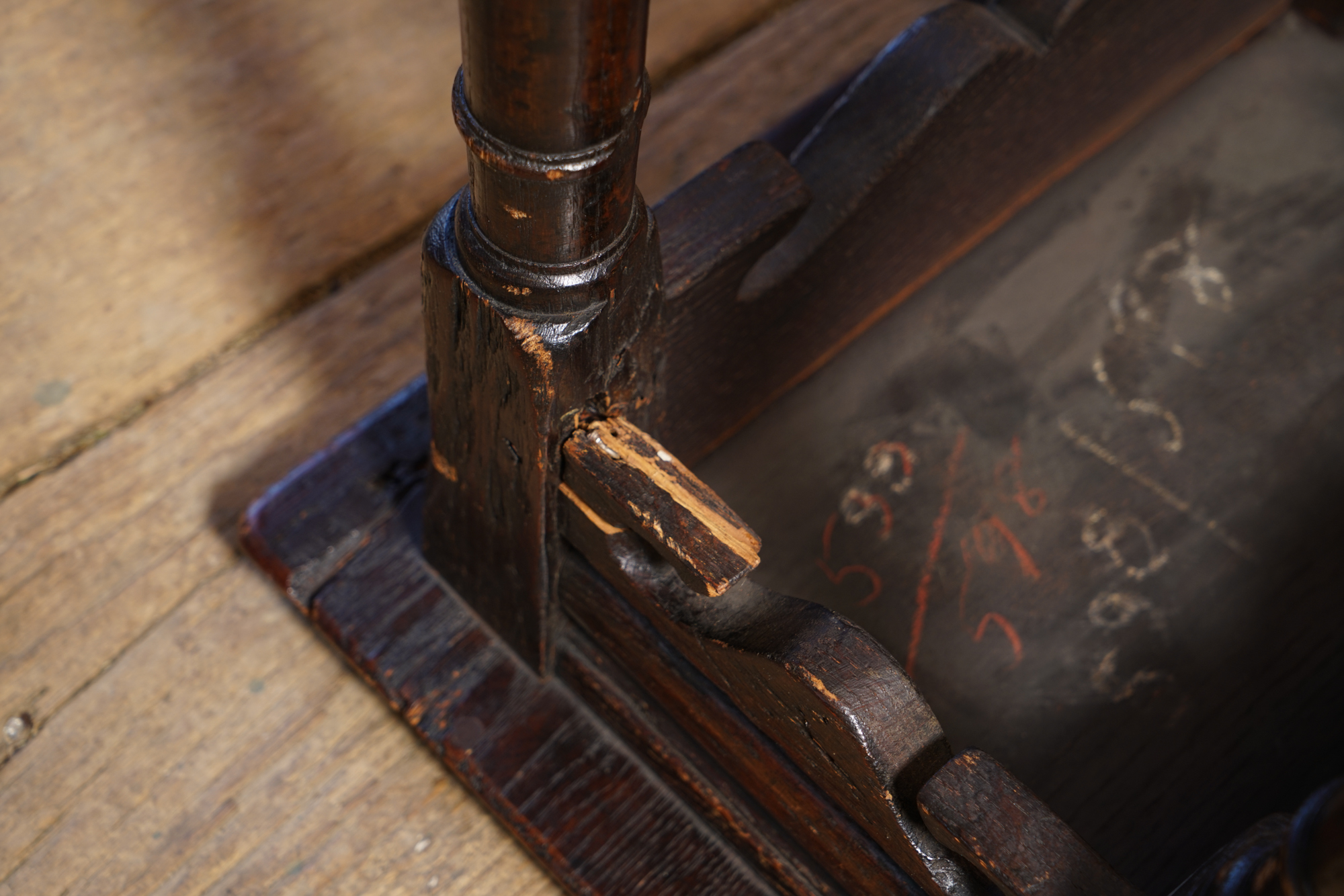 Fine Replica 17th Century Style French Oak Tavern Table