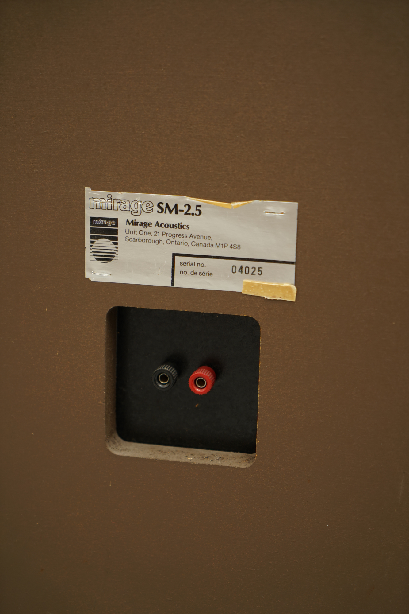 Mirage SM-2.5 Floor Speakers