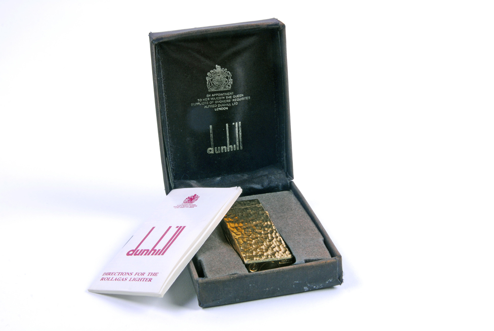 Vintage Dunhill Rollagas Lighter in Presentation Case