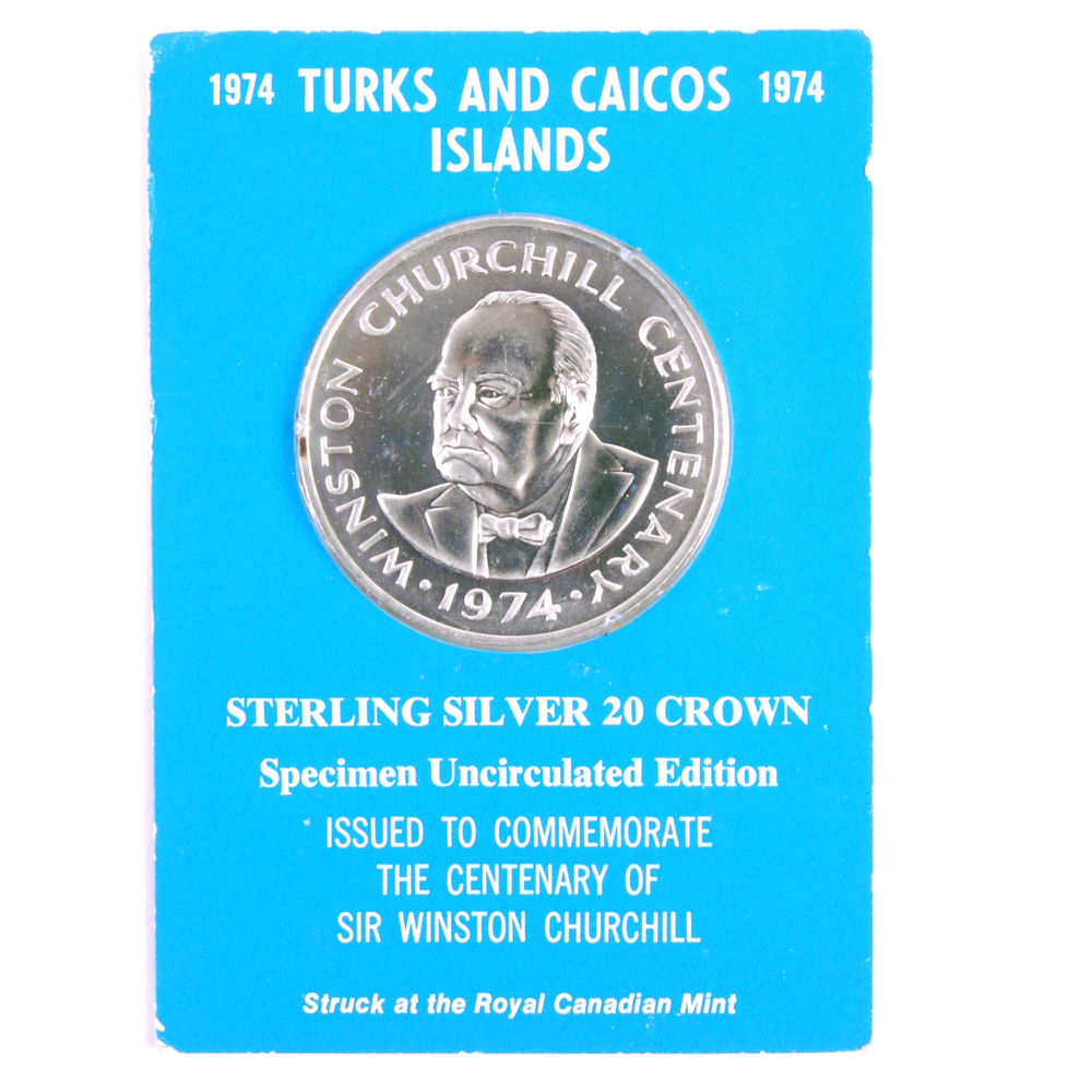 1974 Turks & Caicos Islands 20 Crowns