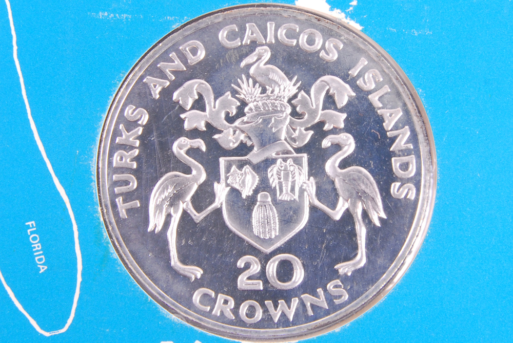 1974 Turks & Caicos Islands 20 Crowns