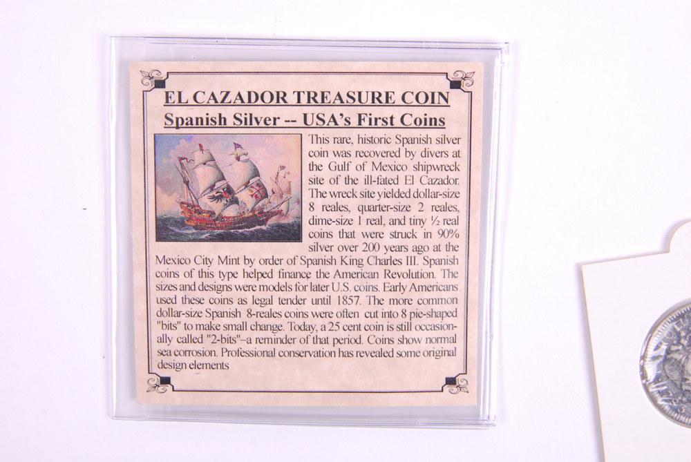 1783 Spanish Colonial 2 Reales El Cazador "Treasure Coin"