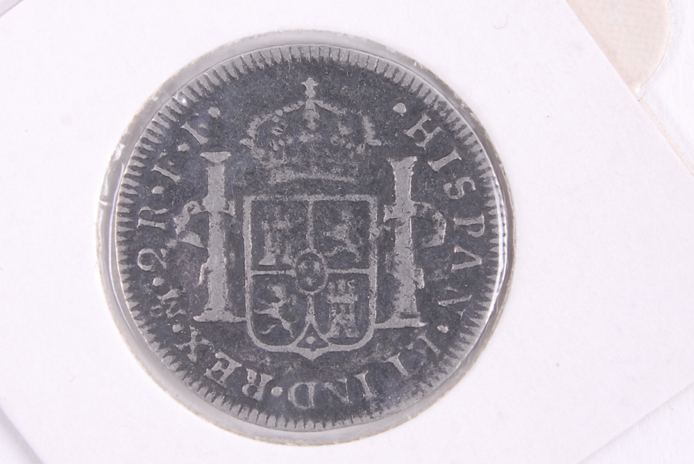 1783 Spanish Colonial 2 Reales El Cazador "Treasure Coin"