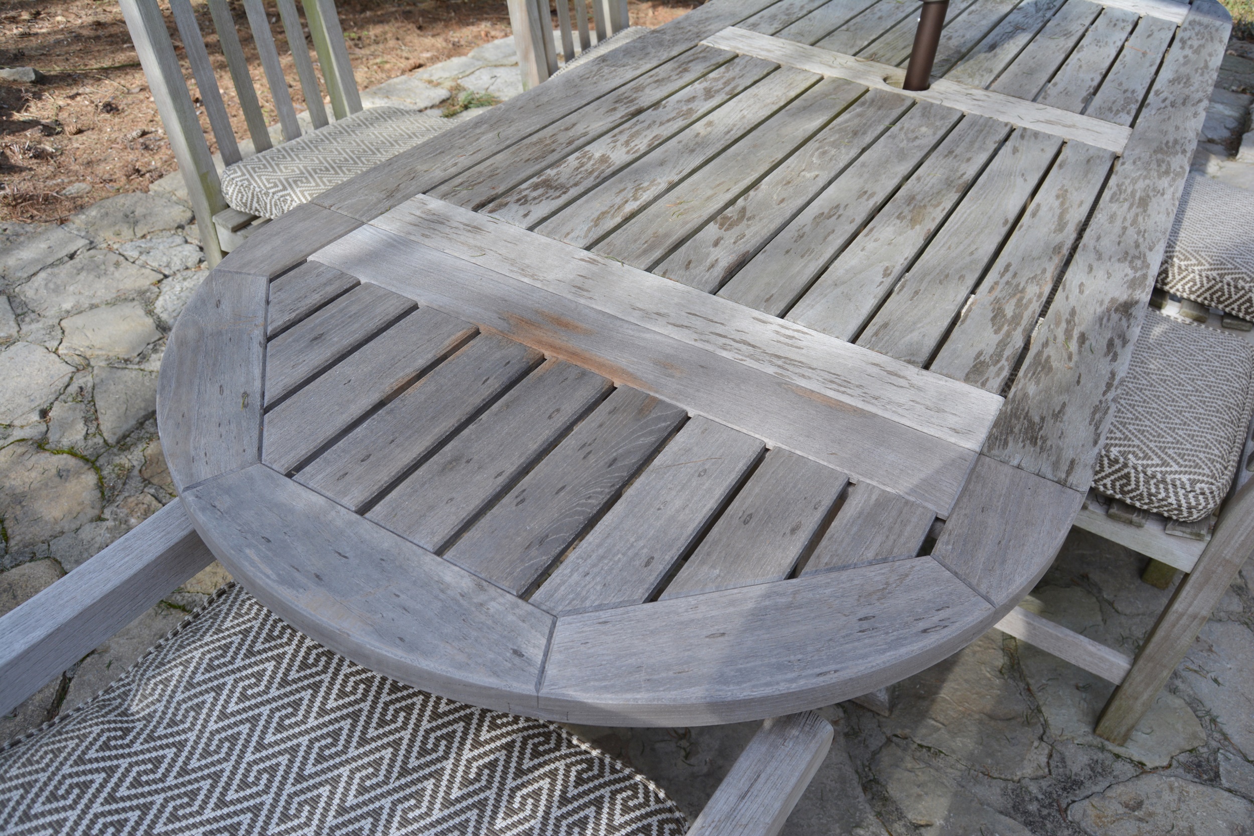 Smith & Hawken Teak Dining Table and Chairs