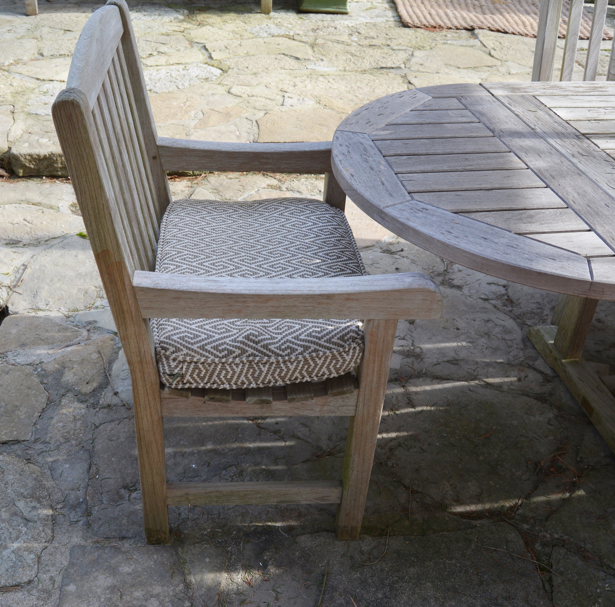 Smith & Hawken Teak Dining Table and Chairs