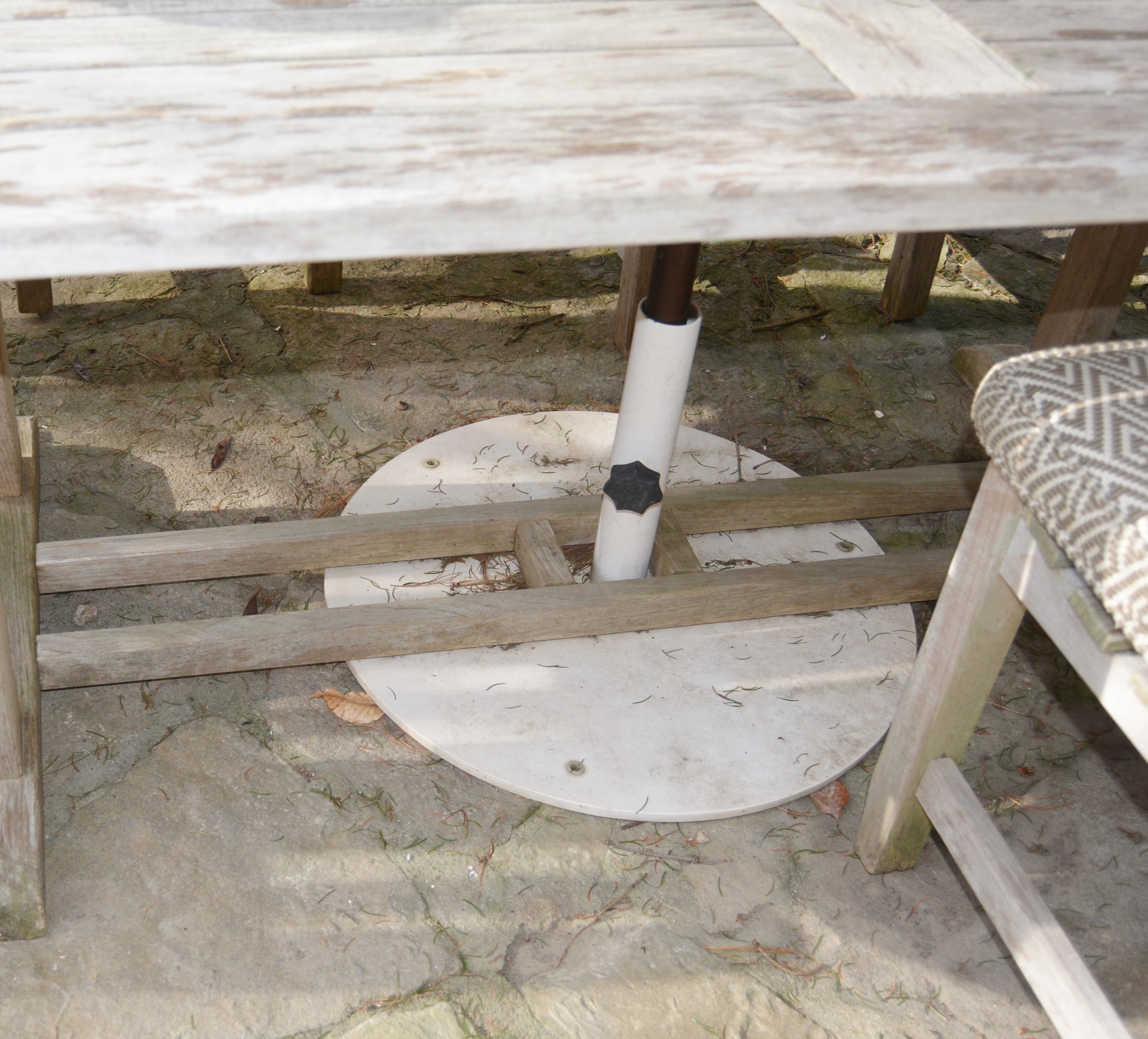 Smith & Hawken Teak Dining Table and Chairs