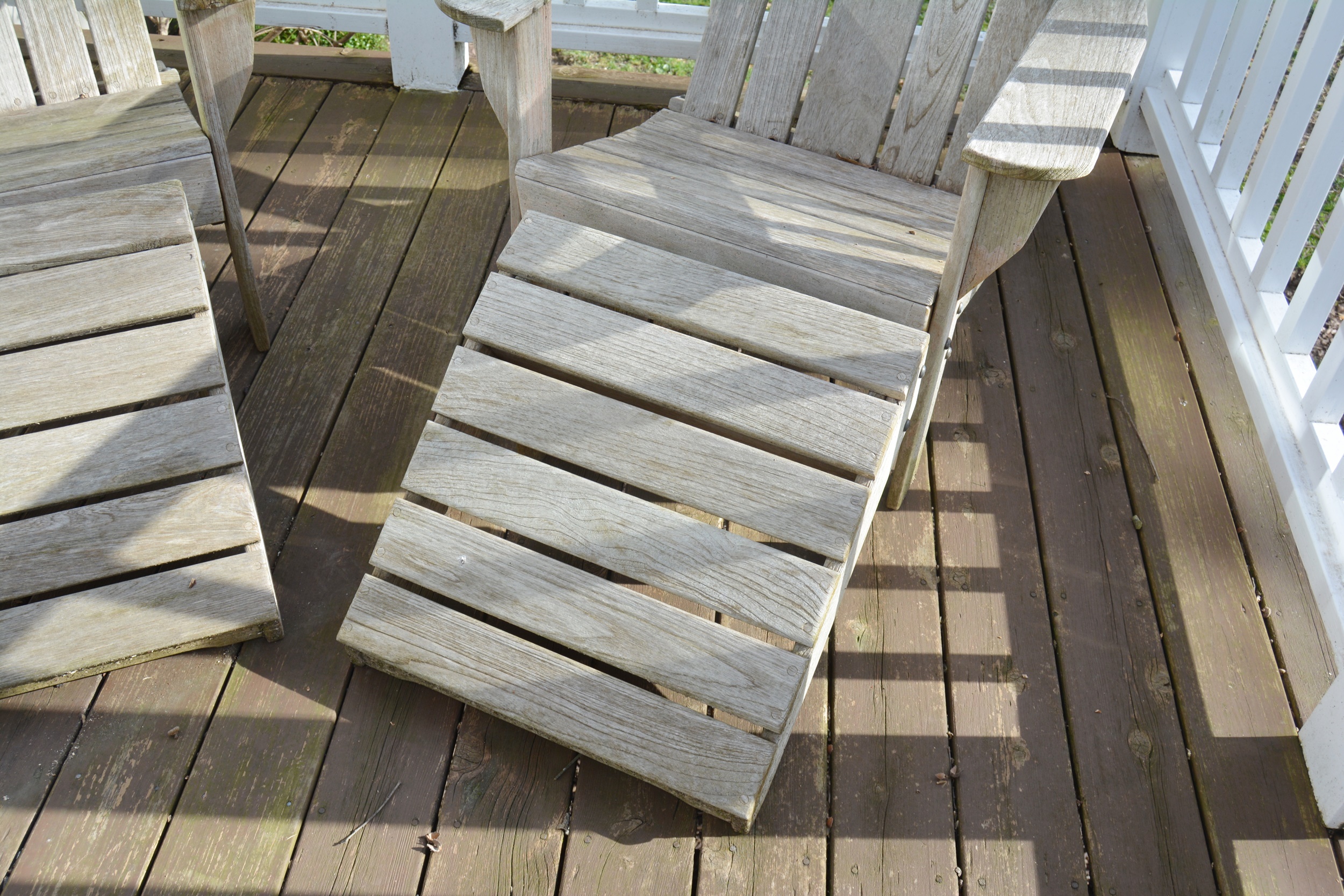 Smith & Hawken Teak Adirondack Chairs