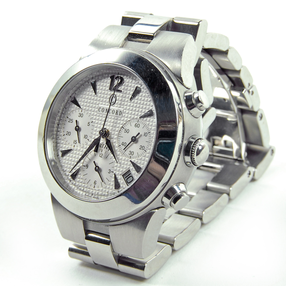 Concord Mariner Skeleton Back Watch