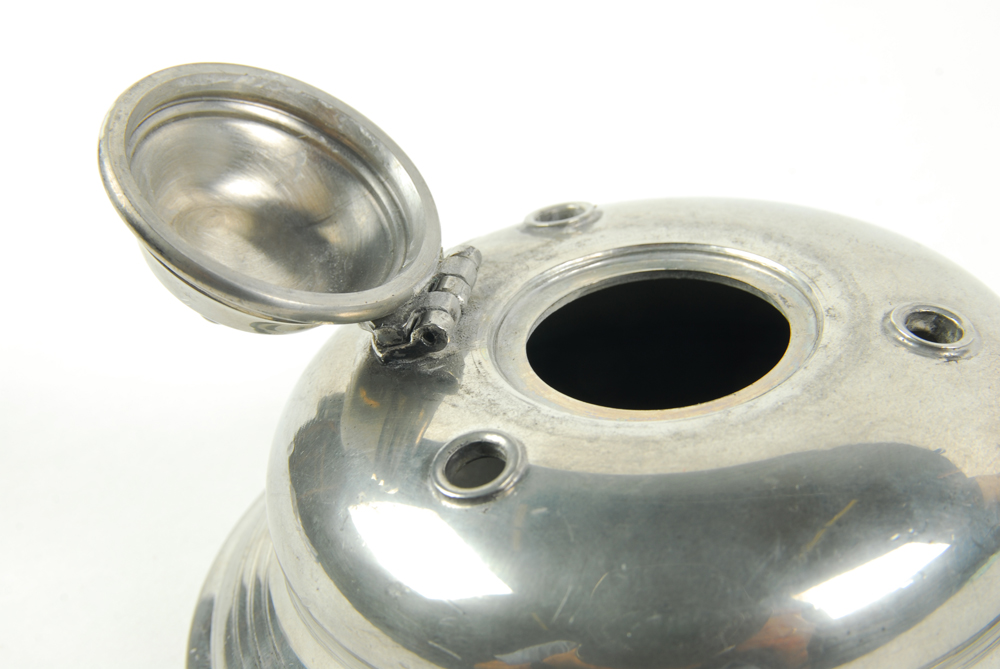 Stieff Pewter Inkwell from the Williamsburg Restoration Collection