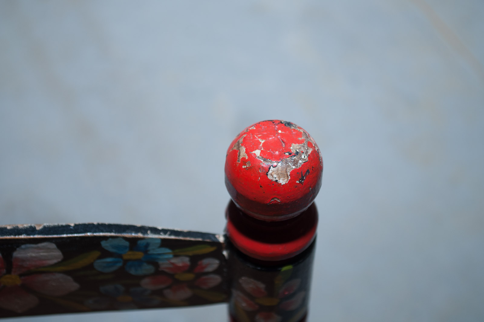 Children's Table Hand Painted by J.S. Lewis with Chairs and Small Painted Chair