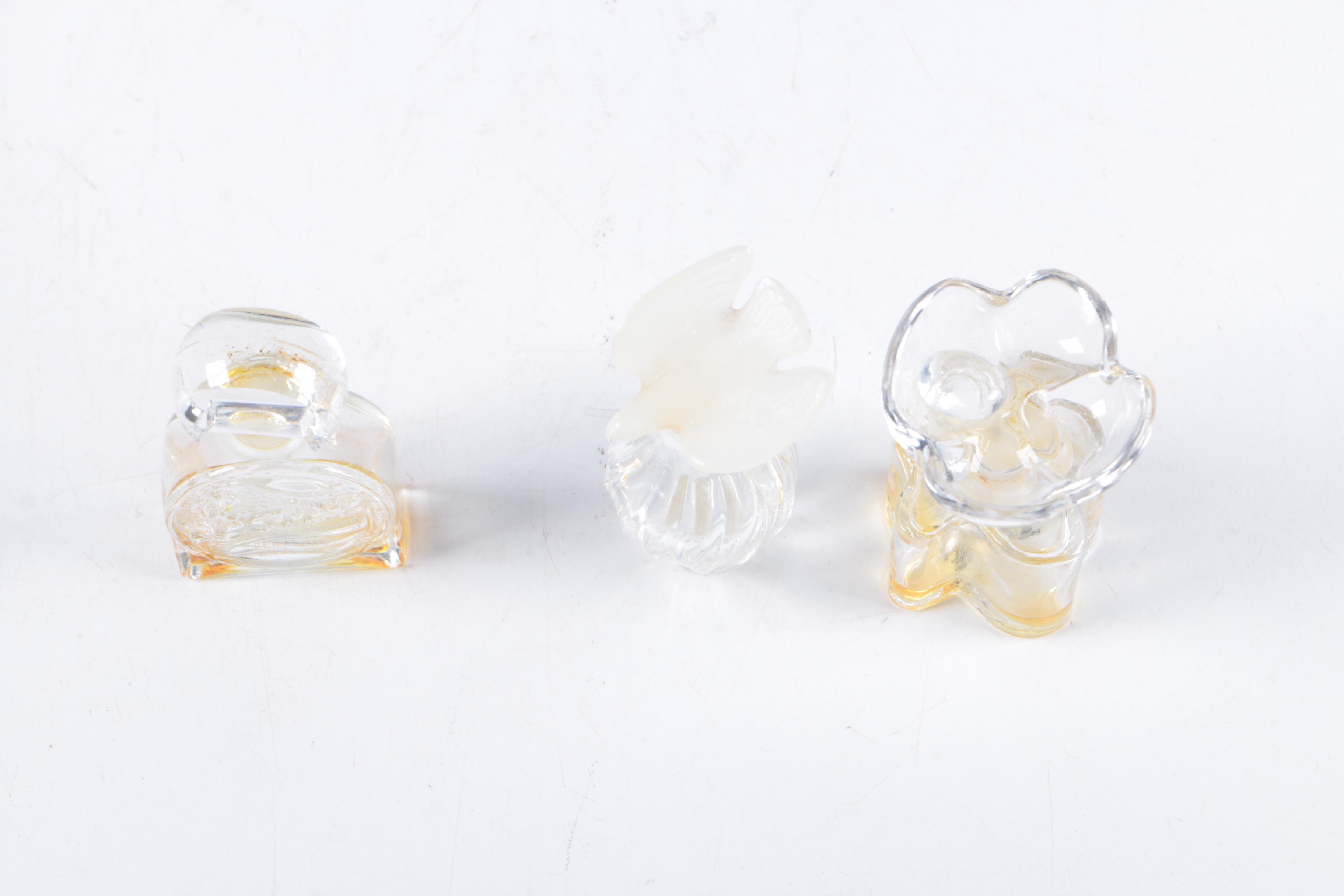 Perfume Bottles and Lipstick Cases including Oscar de la Renta