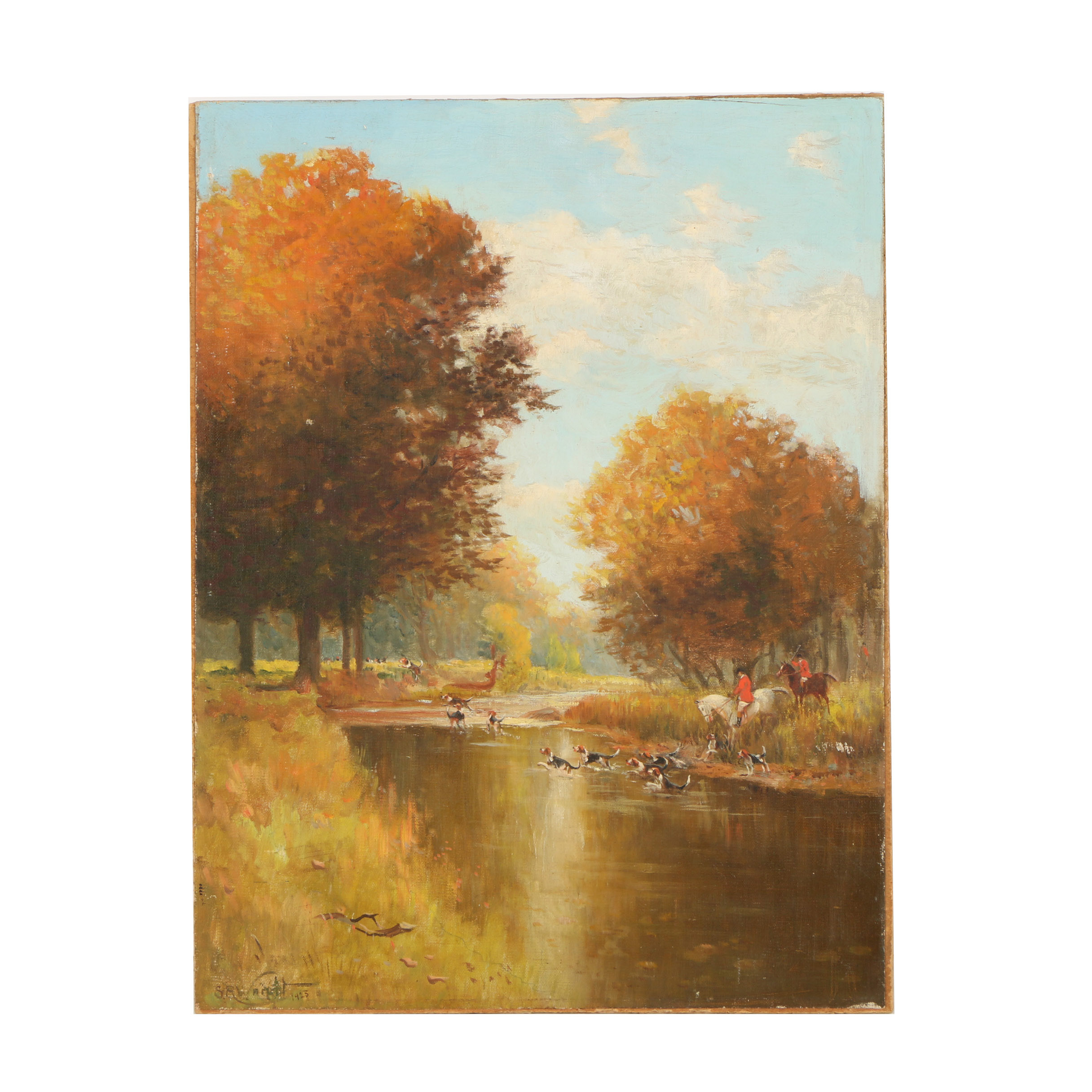 S.R. Wright Oil Painting