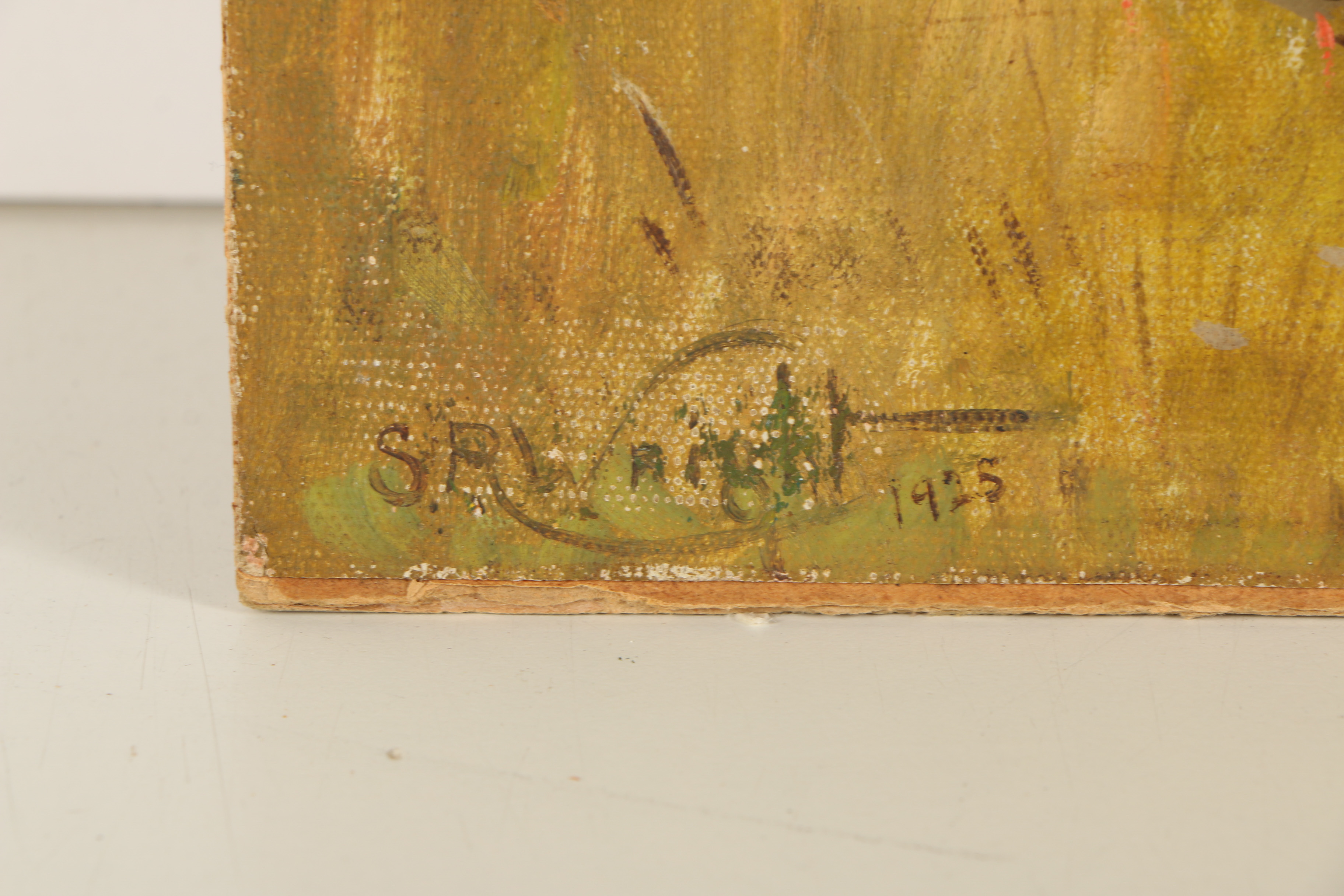 S.R. Wright Oil Painting