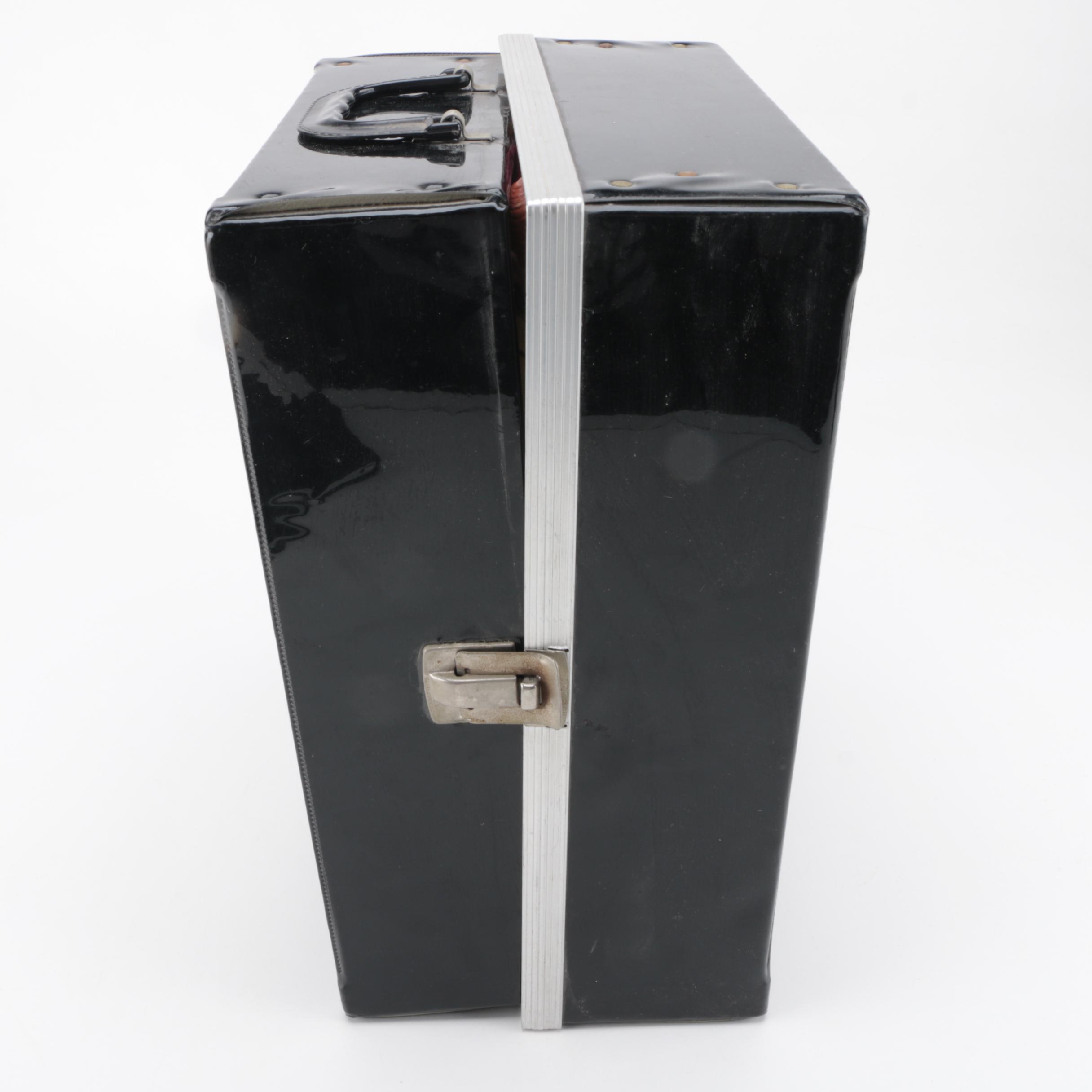 Vintage Mattel 1962 Barbie Carrying Case, Dolls, and Accessories