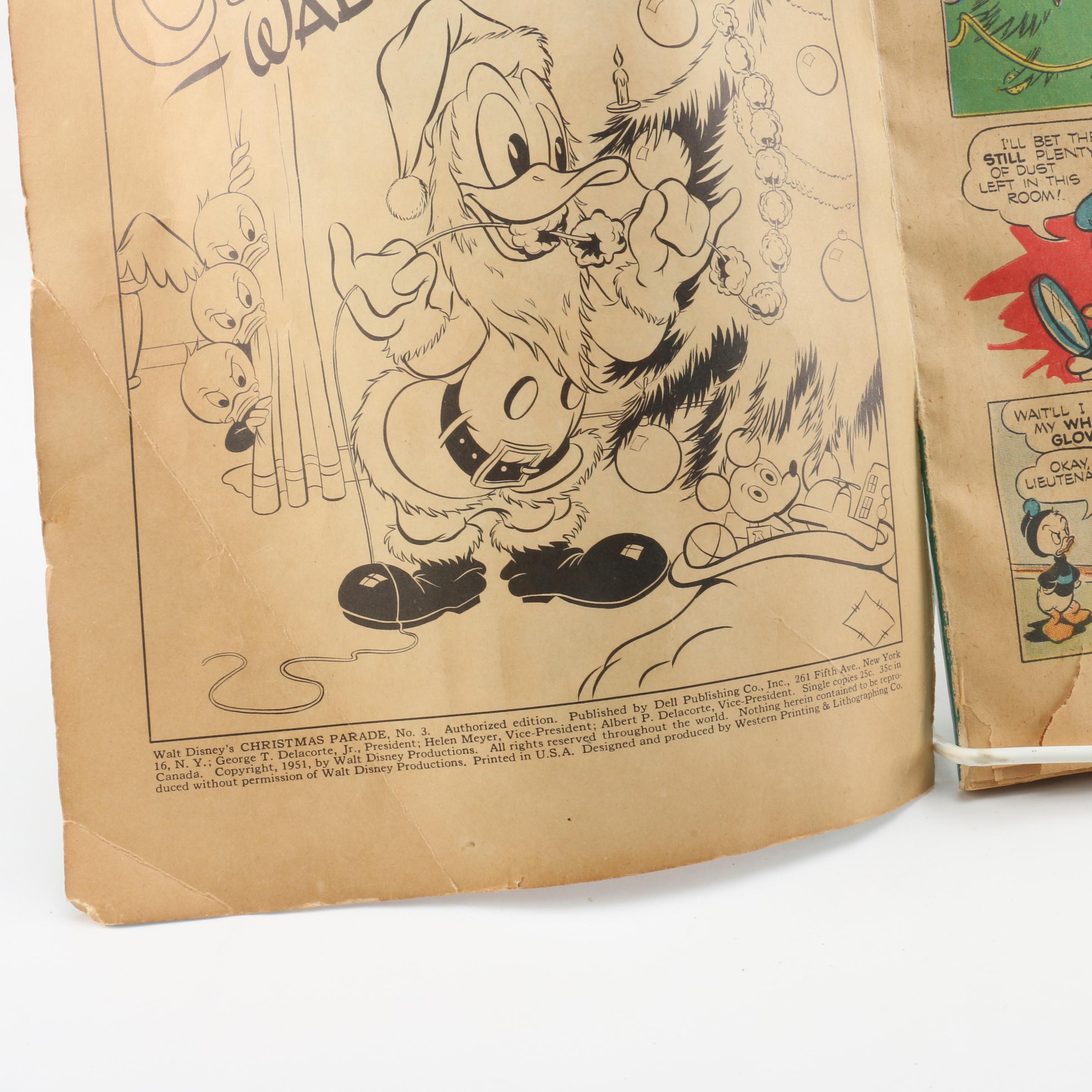 Disney Collectibles including Christmas Comic