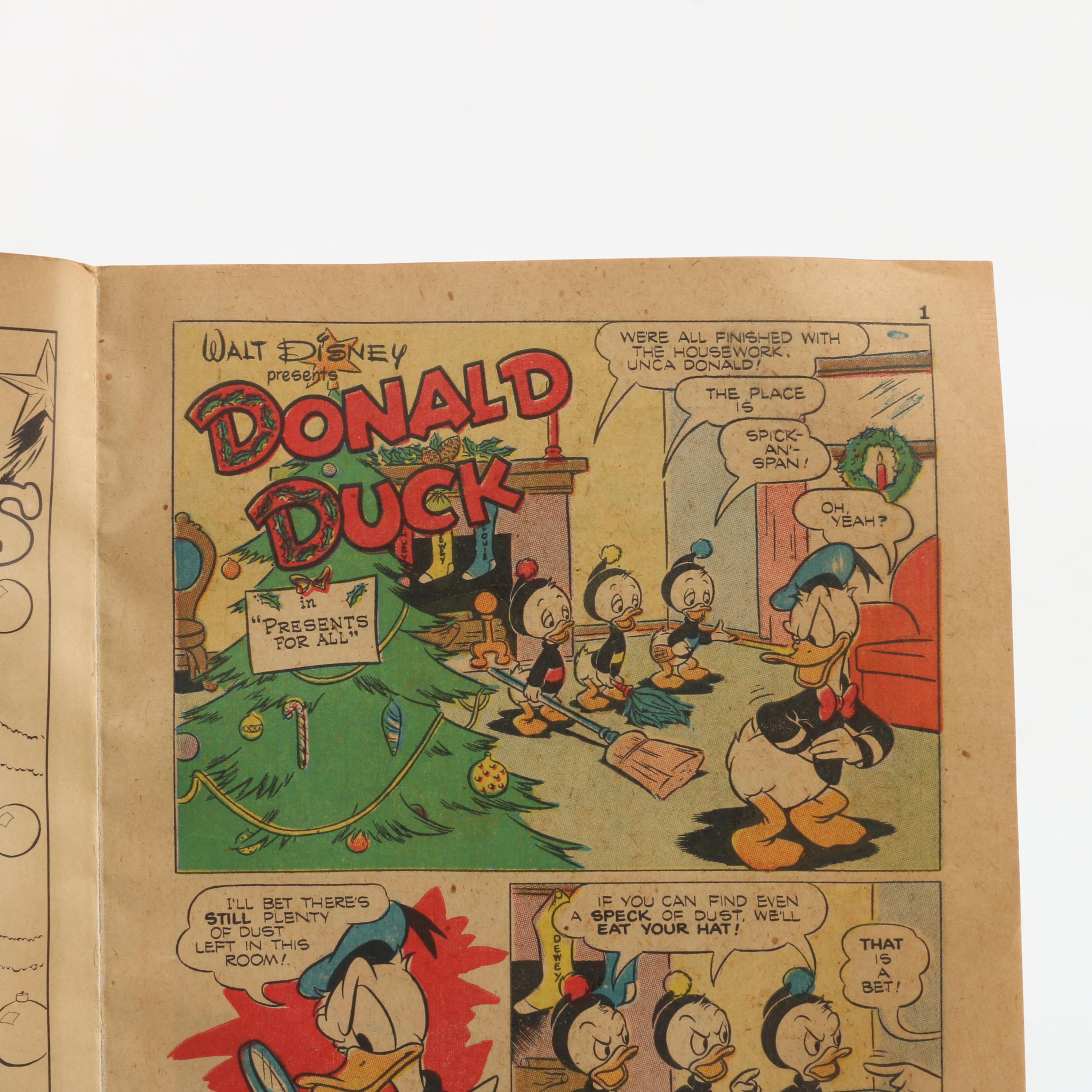 Disney Collectibles including Christmas Comic