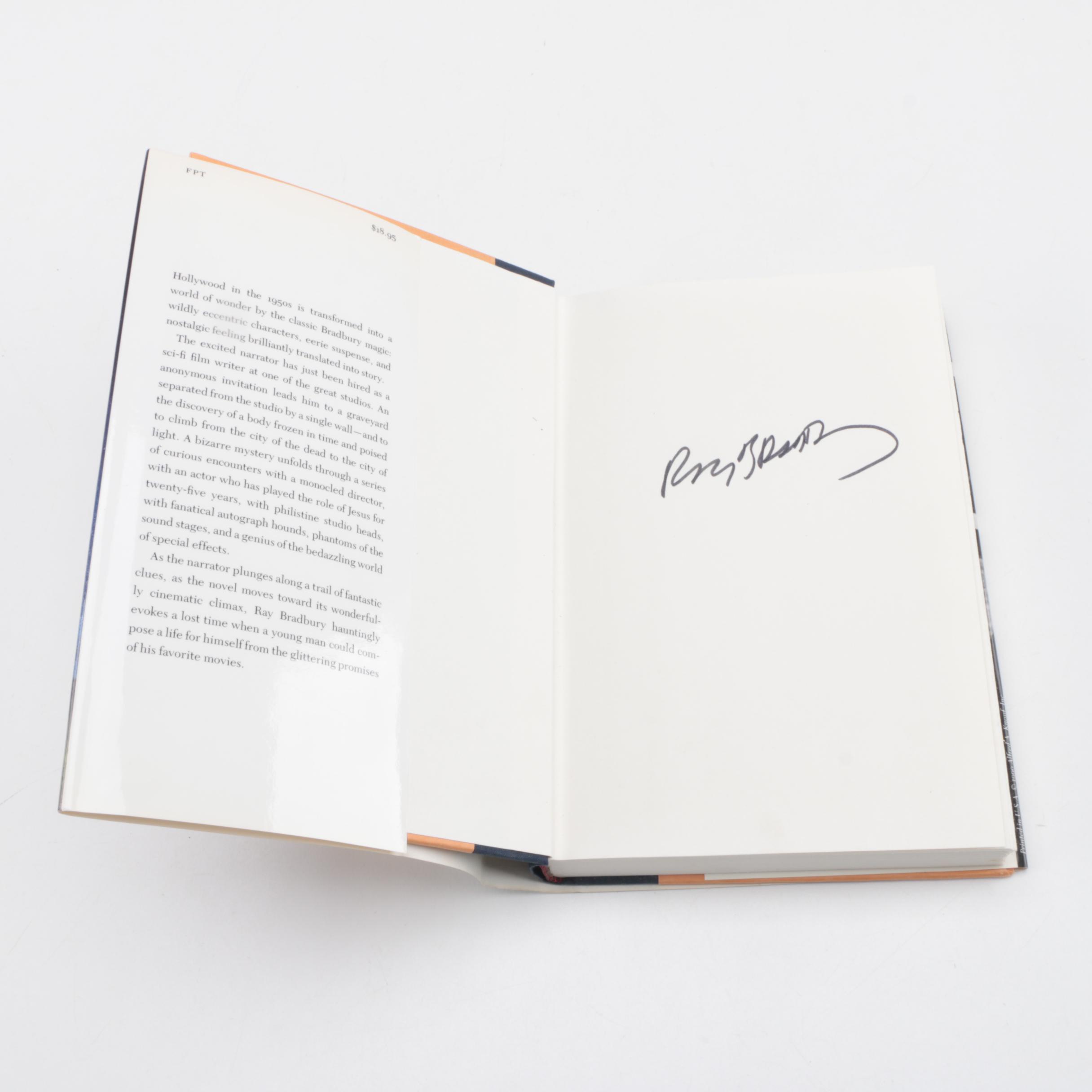 1990 Signed "A Graveyard for Lunatics" by Ray Bradbury