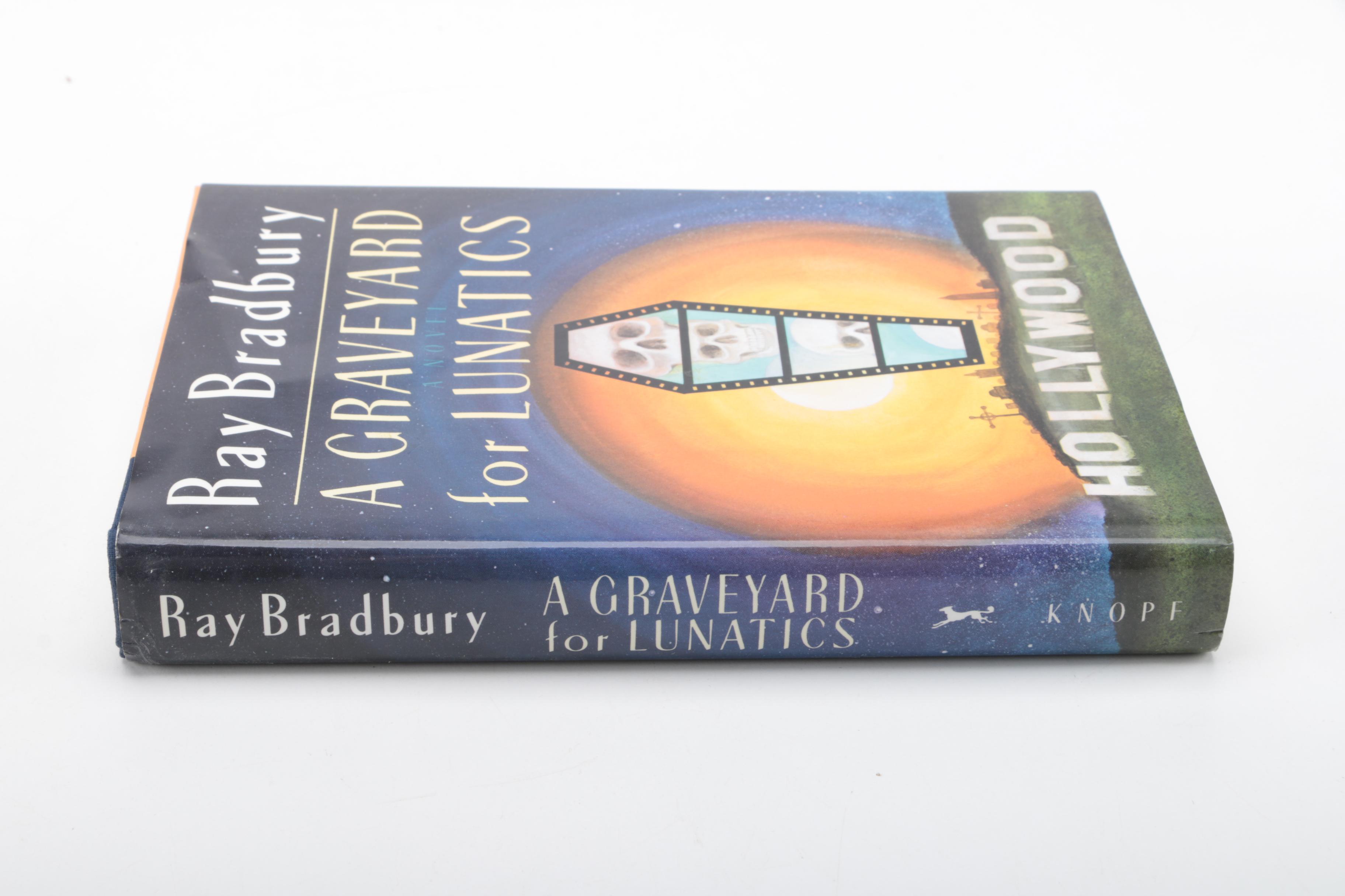 1990 Signed "A Graveyard for Lunatics" by Ray Bradbury