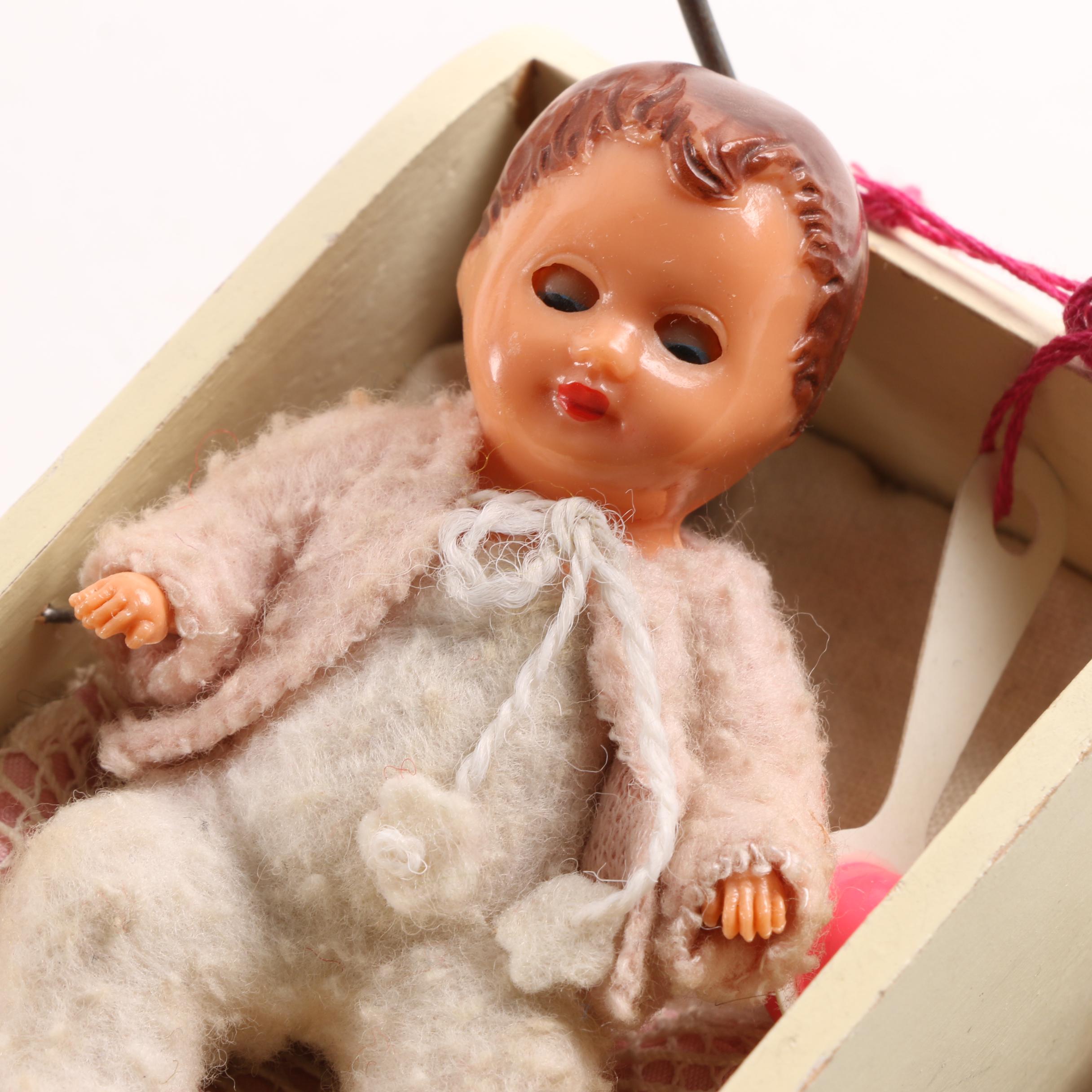 Miniature Plastic Furniture and Dolls