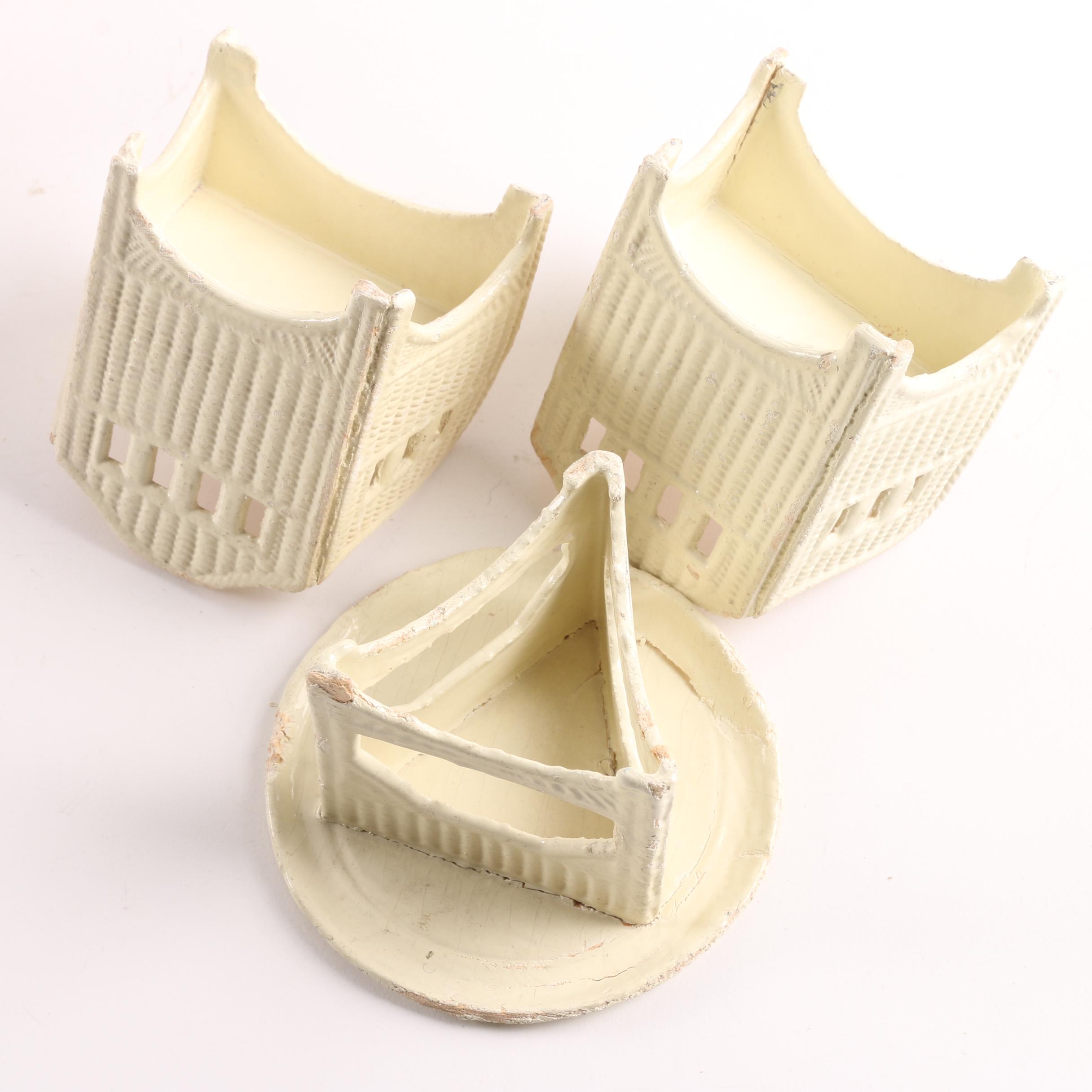 Miniature Plastic Furniture and Dolls