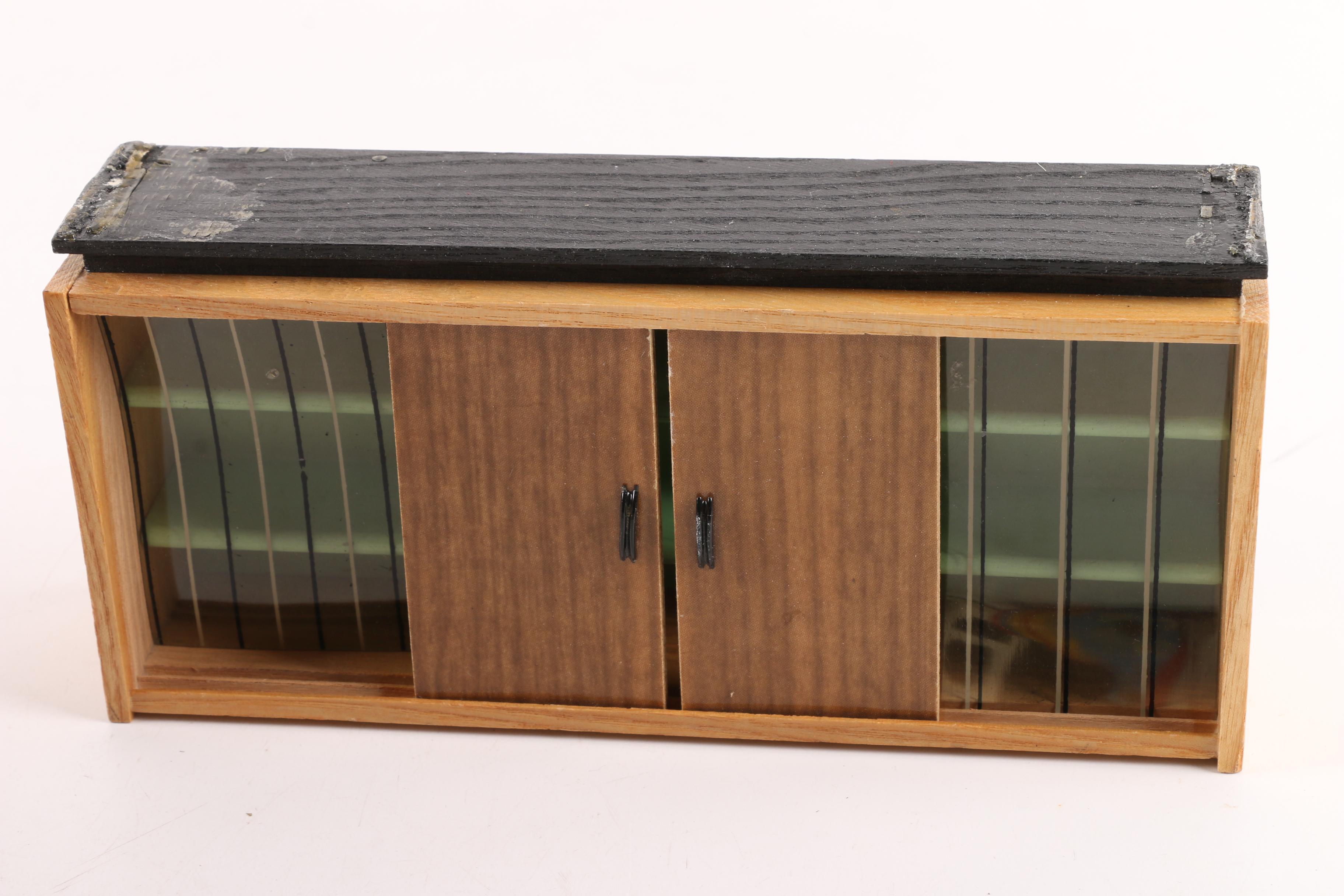 Miniature Plastic Furniture and Dolls