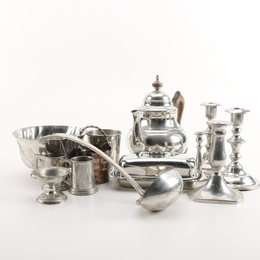 Stieff and Other Pewter Tableware